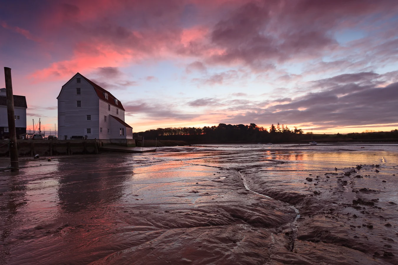 Woodbridge Tide mill, Suffolk at sunrise