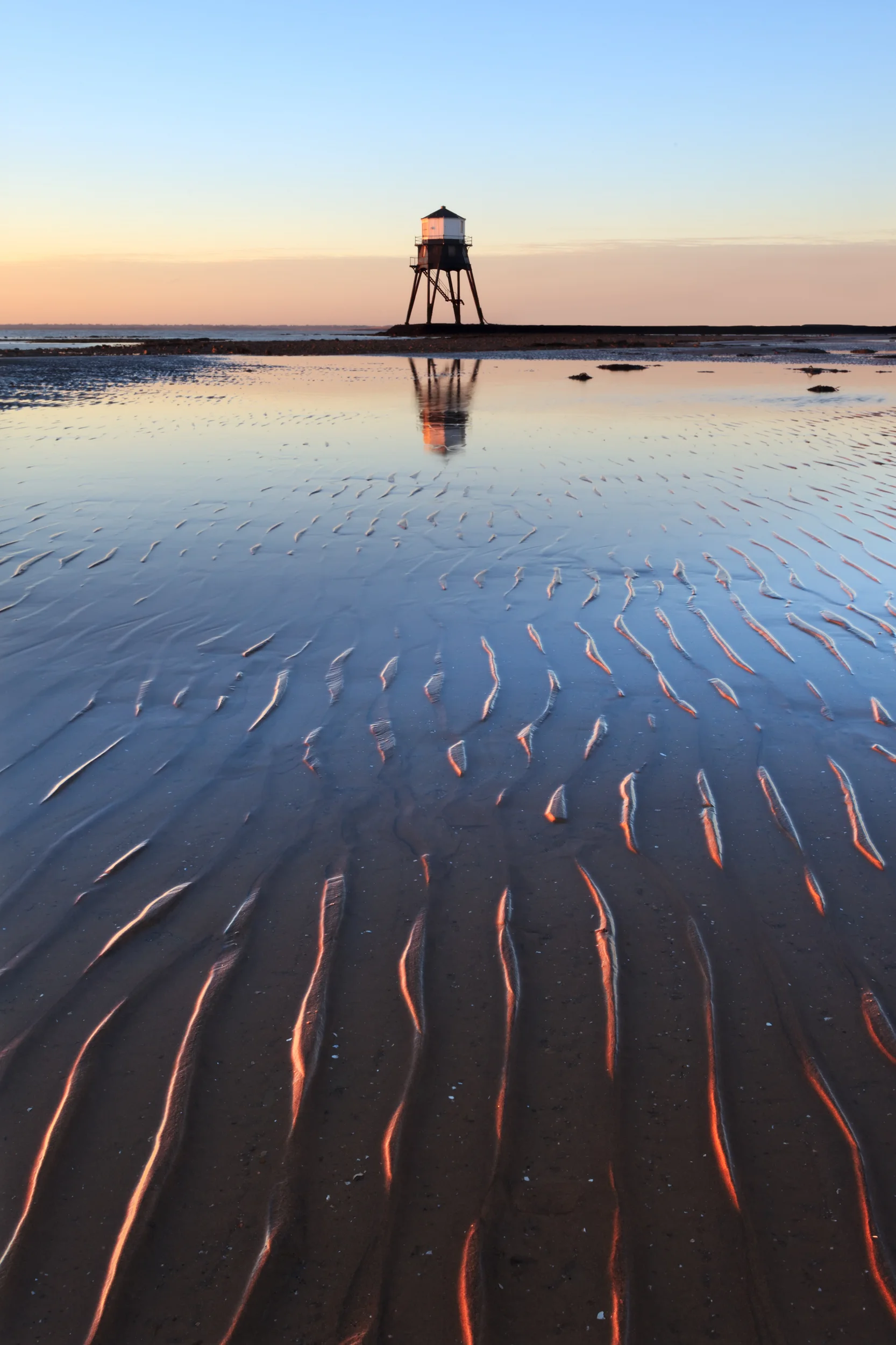 First light on the Essex coast Dovercourt, Essex