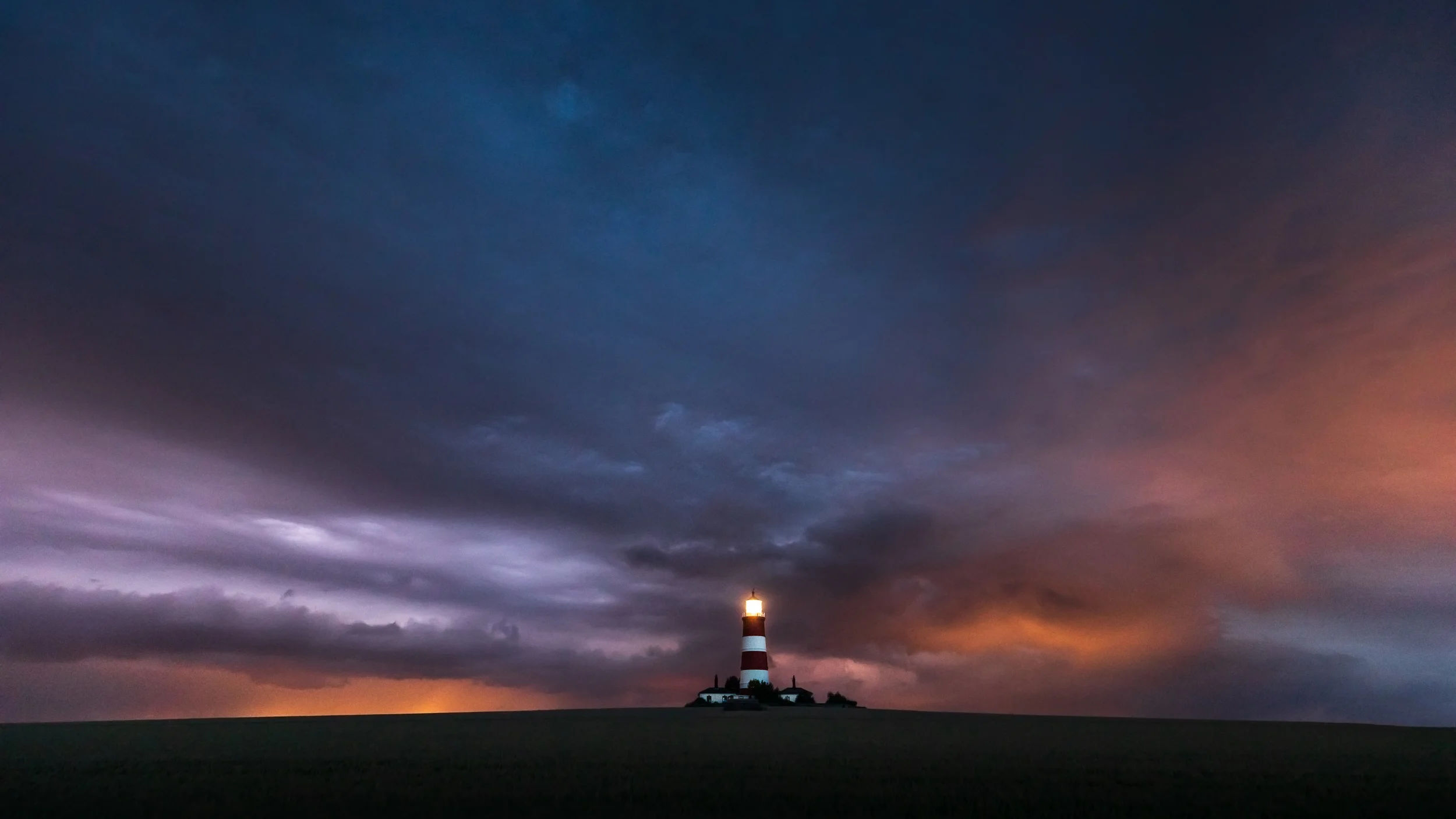 Lightning at Happisburgh - July