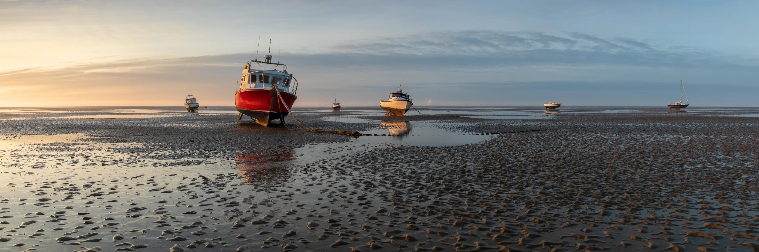 Low tide at Southend, Essex