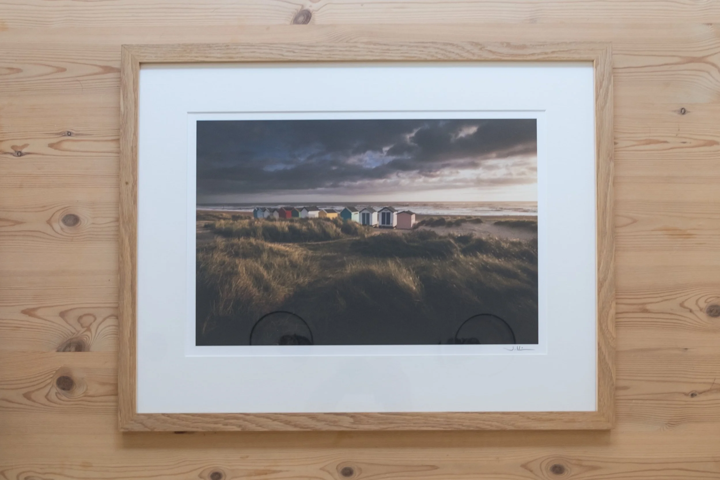 In the dunes- 15x10" framed print