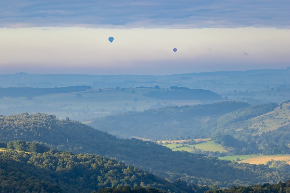  Balloons over the Derwent valley 