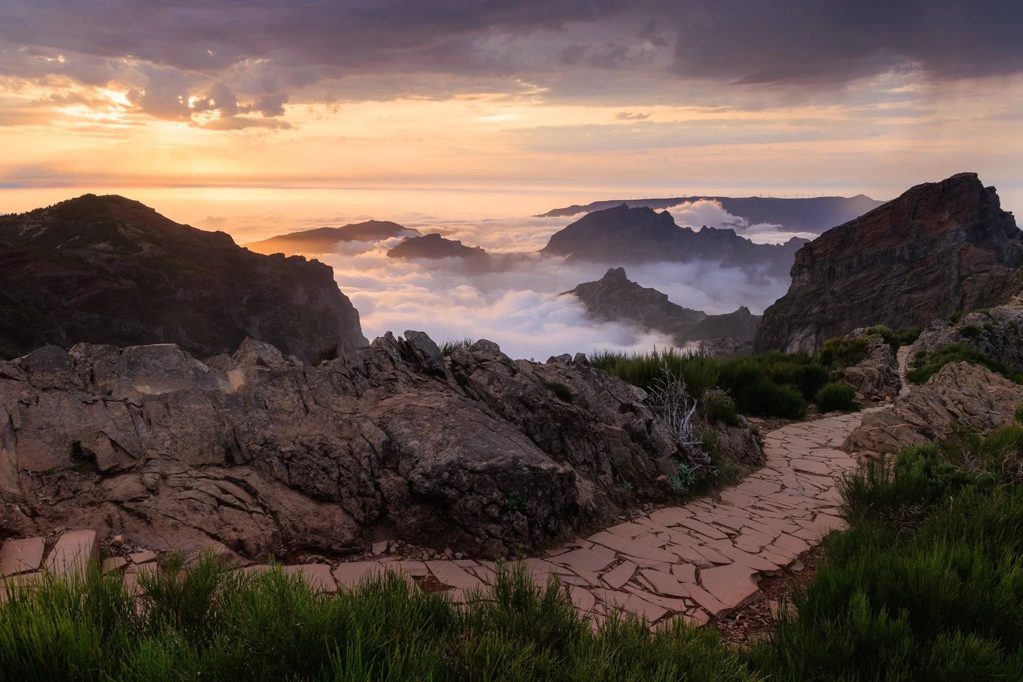 It's too hot for pond digging today so I've started editing images from my workshops in Madeira last December.

One of the things I love about Madeira is the high viewpoints - being able to look down on the landscape of villages and terraced fields a