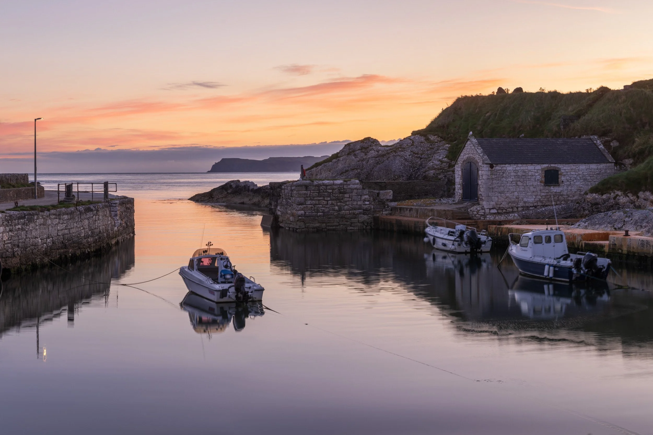 Dawn at Ballintoy Harbour