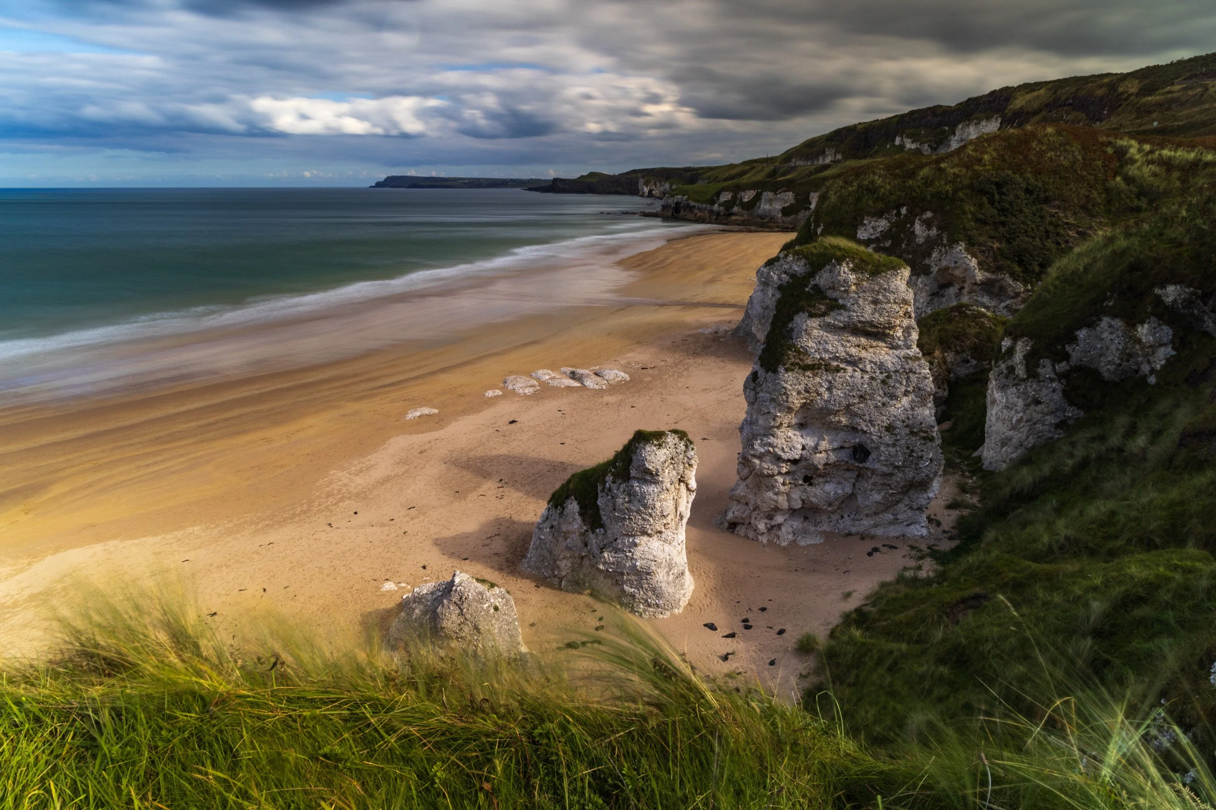 Dramatic light at White Rocks Beach