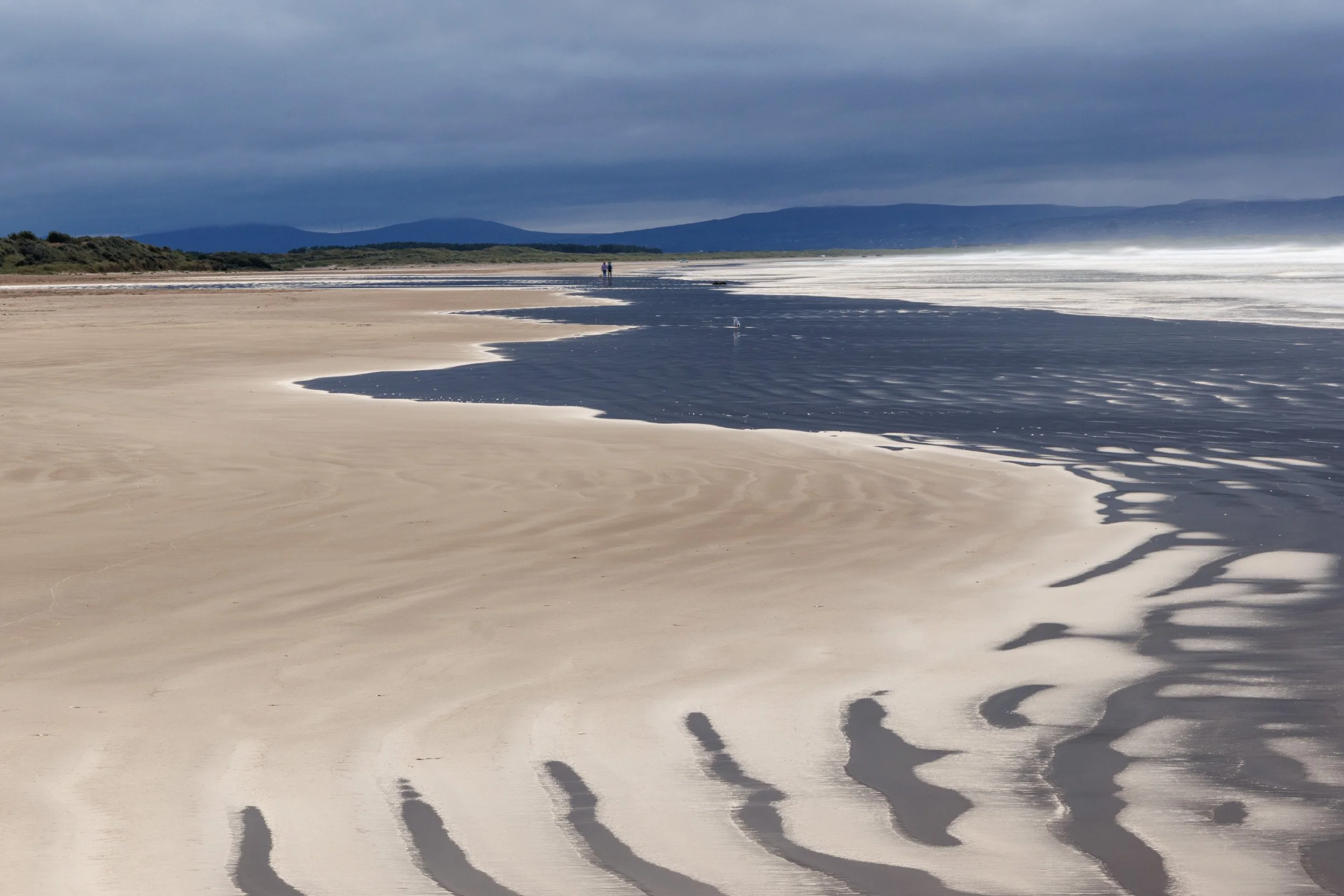 Downhill Beach contrasts