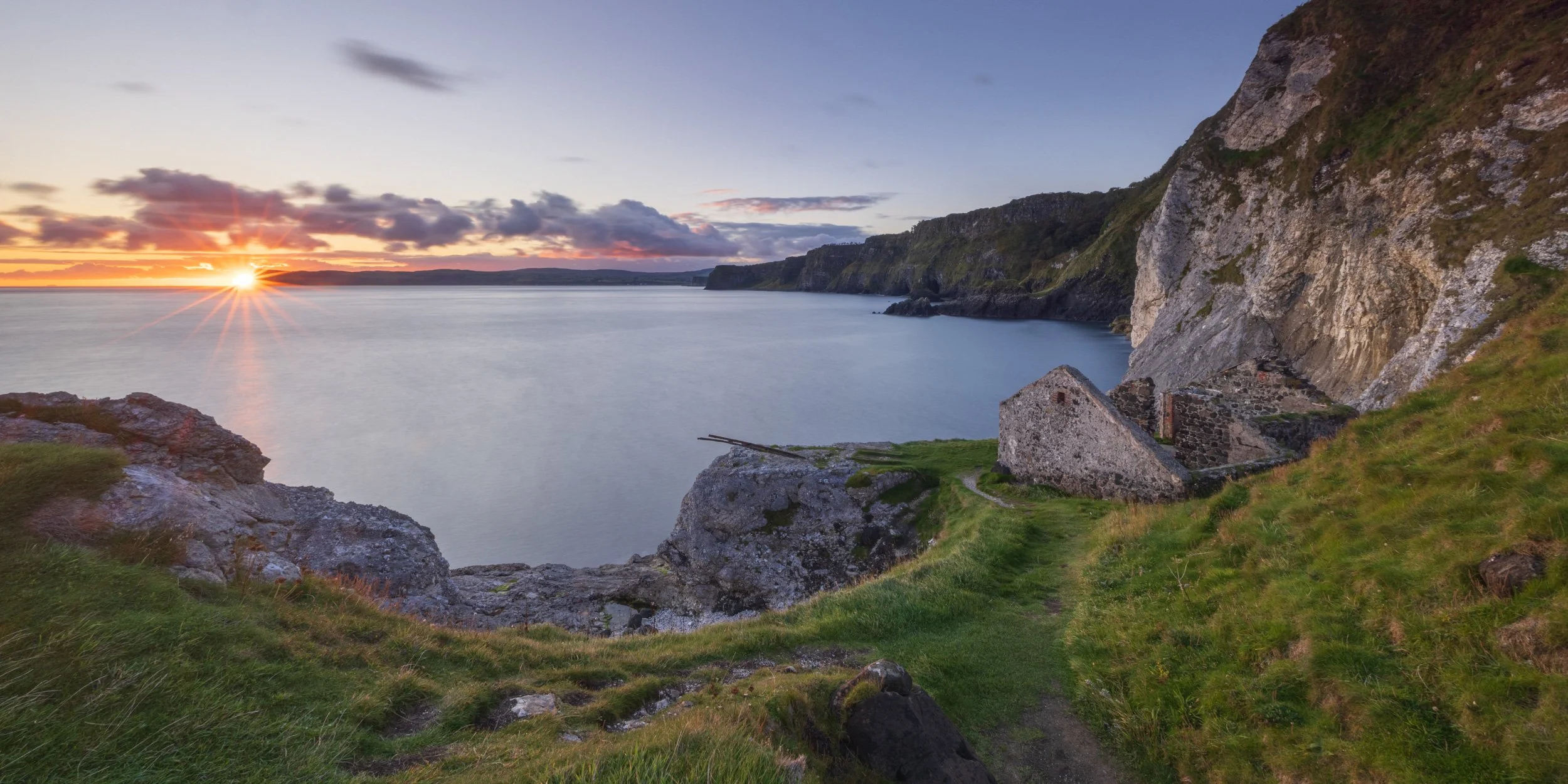 The view from Kinbane Castle