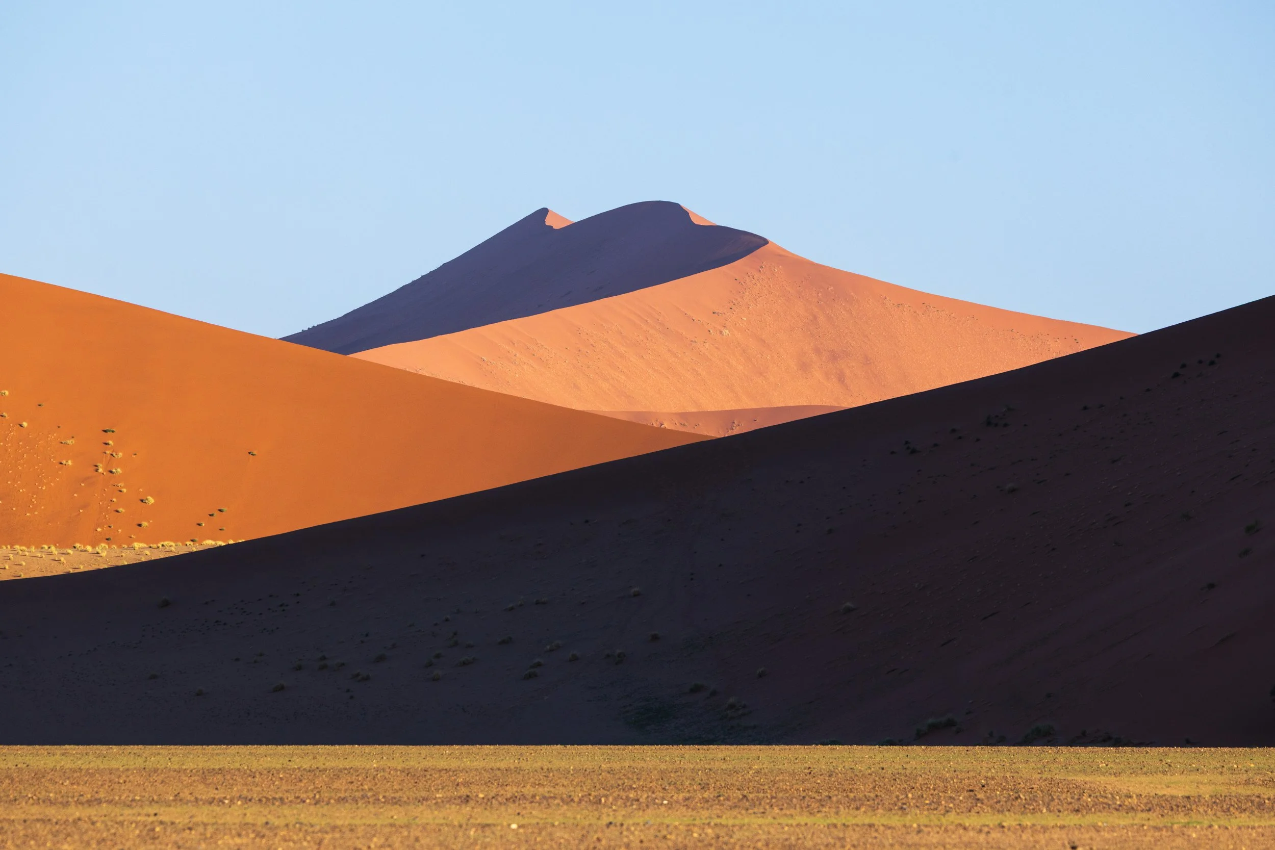 Shapes of the Namibia desert