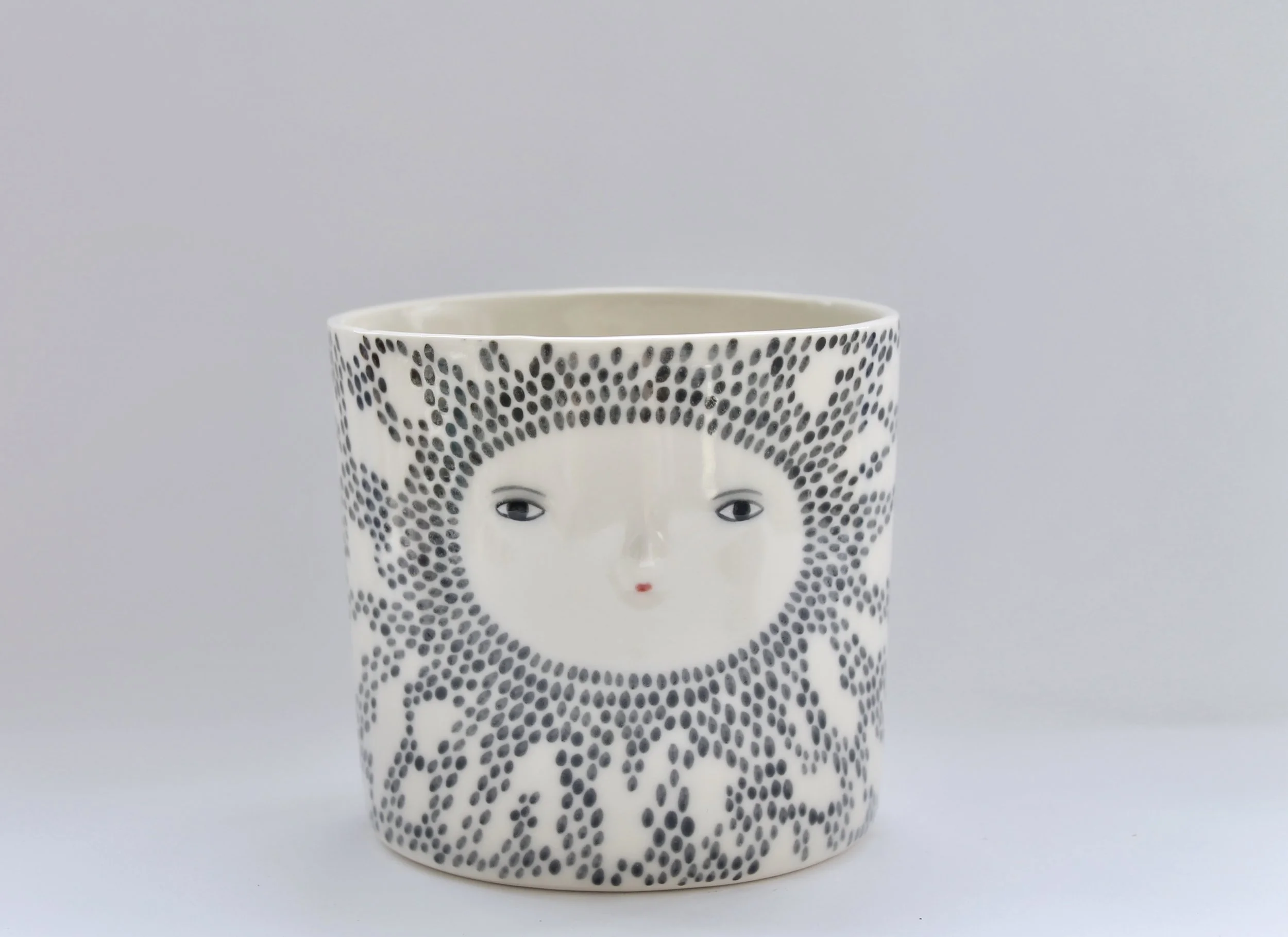 Spotty Porcelain Vase