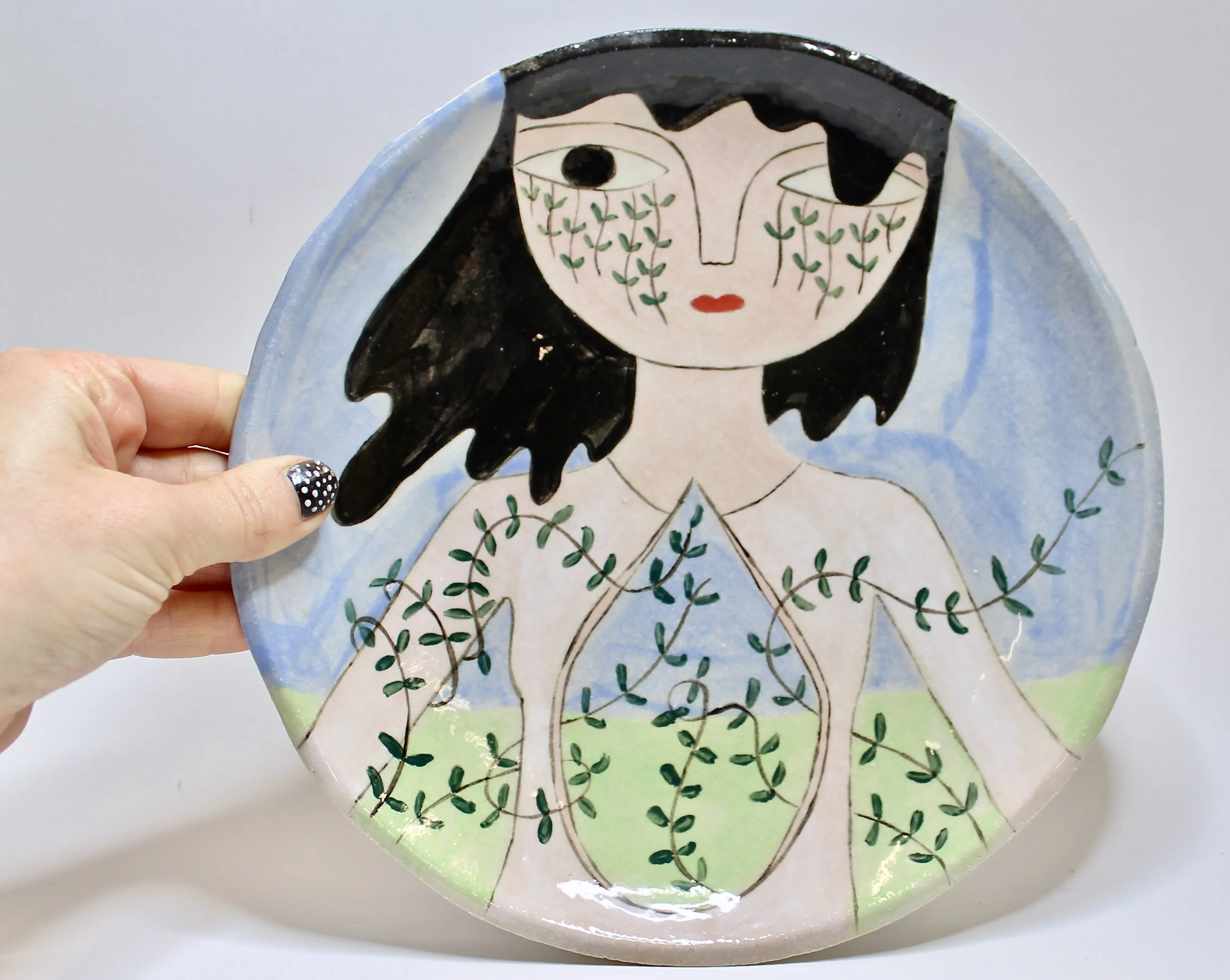 Tangled Illustrated Plate (SALE)
