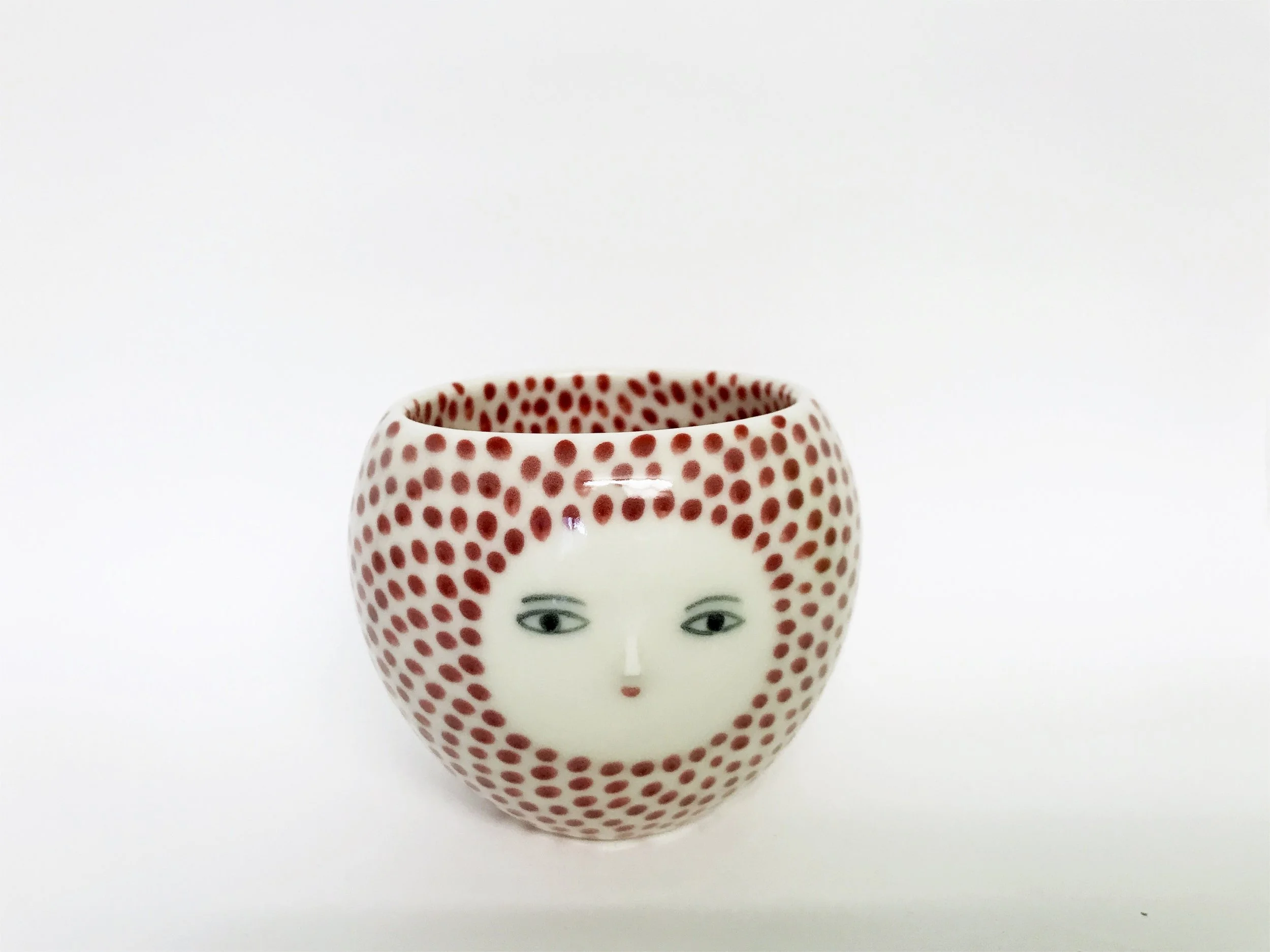 Roja - Porcelain container - cache pot