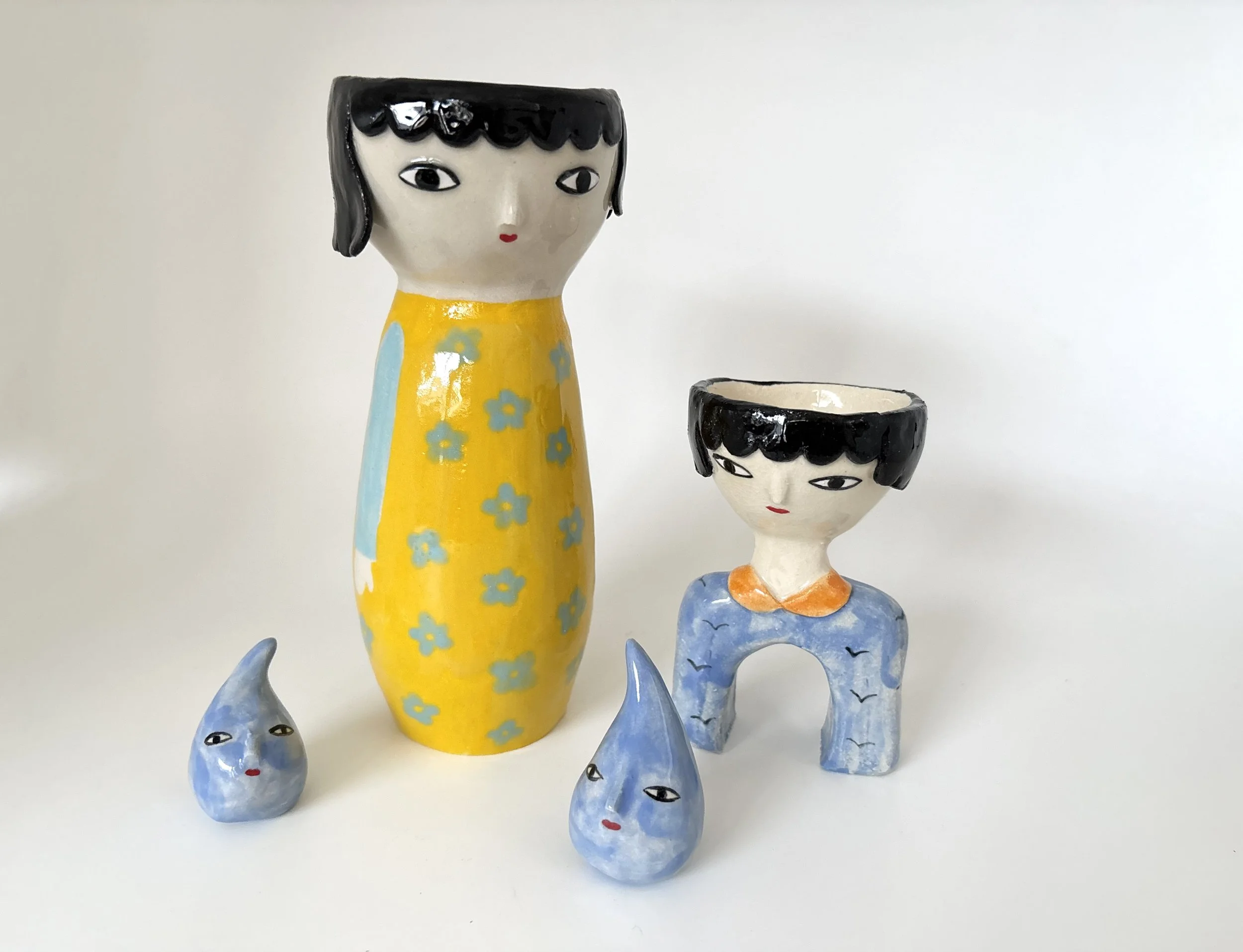 Ceramic rain drops