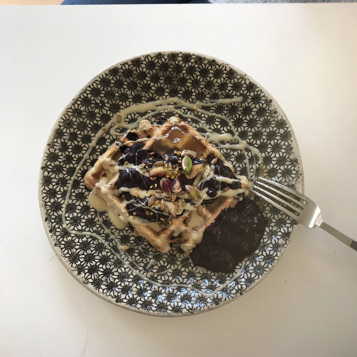 Epic sweet potato waffles 