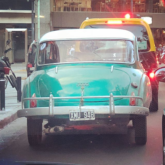 Rare #autounion 1000S de Luxe seen in Buenos Aires last week 
#audi 
#rarecars 
#buenosaires 
#recoleta 
#carsofinstagram 
#vintagecar