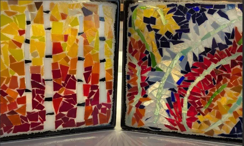 MOSAICS ON GLASS BLOCK WORKSHOP—A Unique Stained-Glass Experience