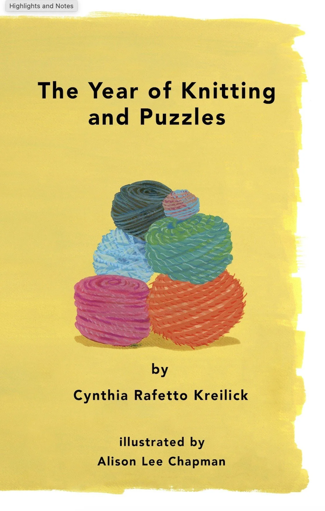 STORYBOOK-INSPIRED CREATIVE EXPRESSION—The Year of Knitting and Puzzles, by Cynthia Rafetto Kreilick and Alison Lee Chapman