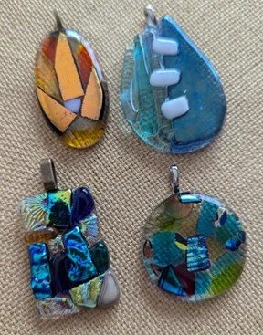 FUSED GLASS JEWELRY WORKSHOP—Create Your Own Pendants (makes a great “gift experience” for moms)