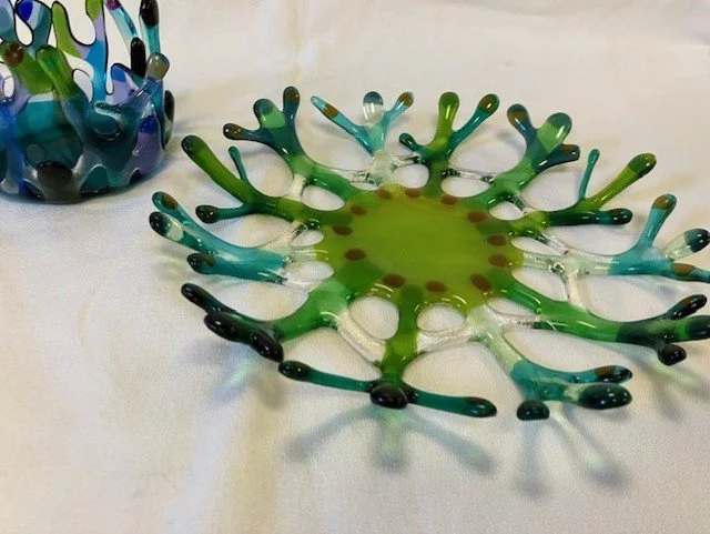 FUSED GLASS: UNDER THE SEA—Create Either a Bowl or Candle Holder with Themes of Coral and Seaweed
