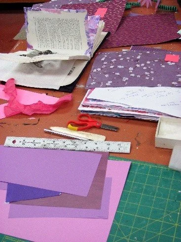 9/12—ALTERED BOOKMAKING—Every Act of Creation Begins with Destruction. —Pablo Picasso