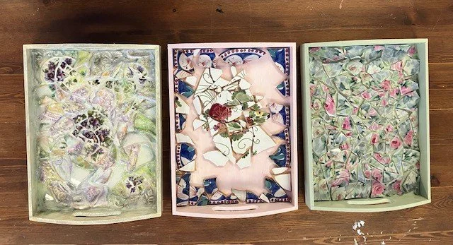 4/23—CREATIVE CHOICES: MOSAIC TRAY WORKSHOP—Week 2