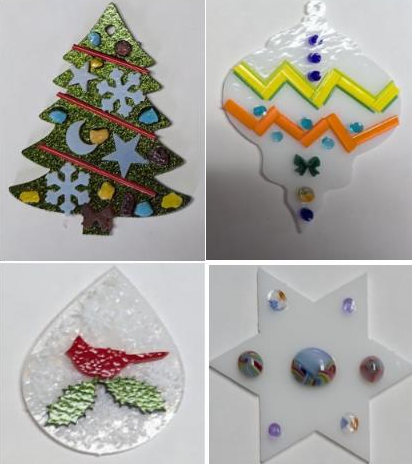 11/8—FUSED GLASS: Holiday Ornaments