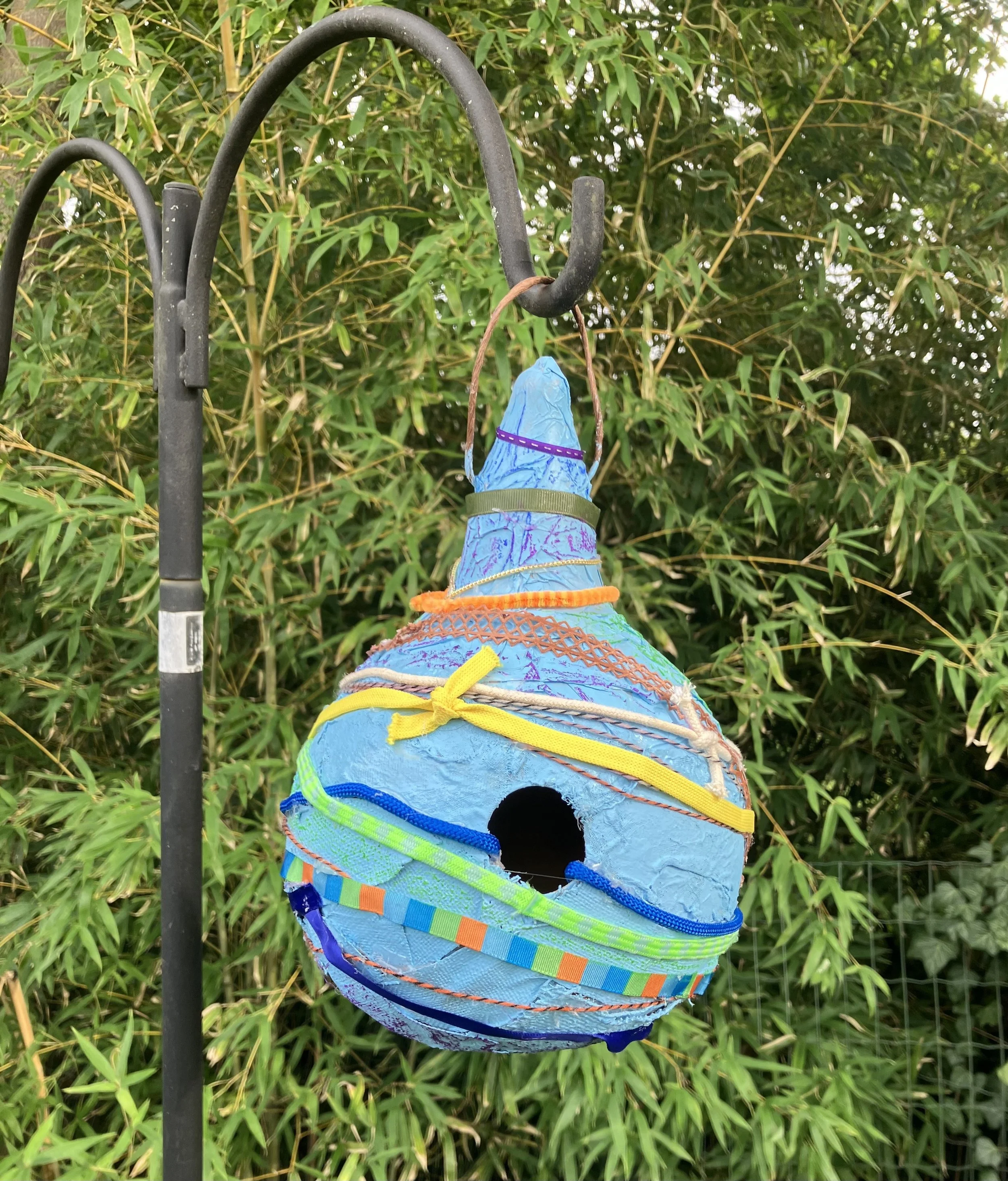 10/18—GOURD ART—Mixed-Media Birdhouses