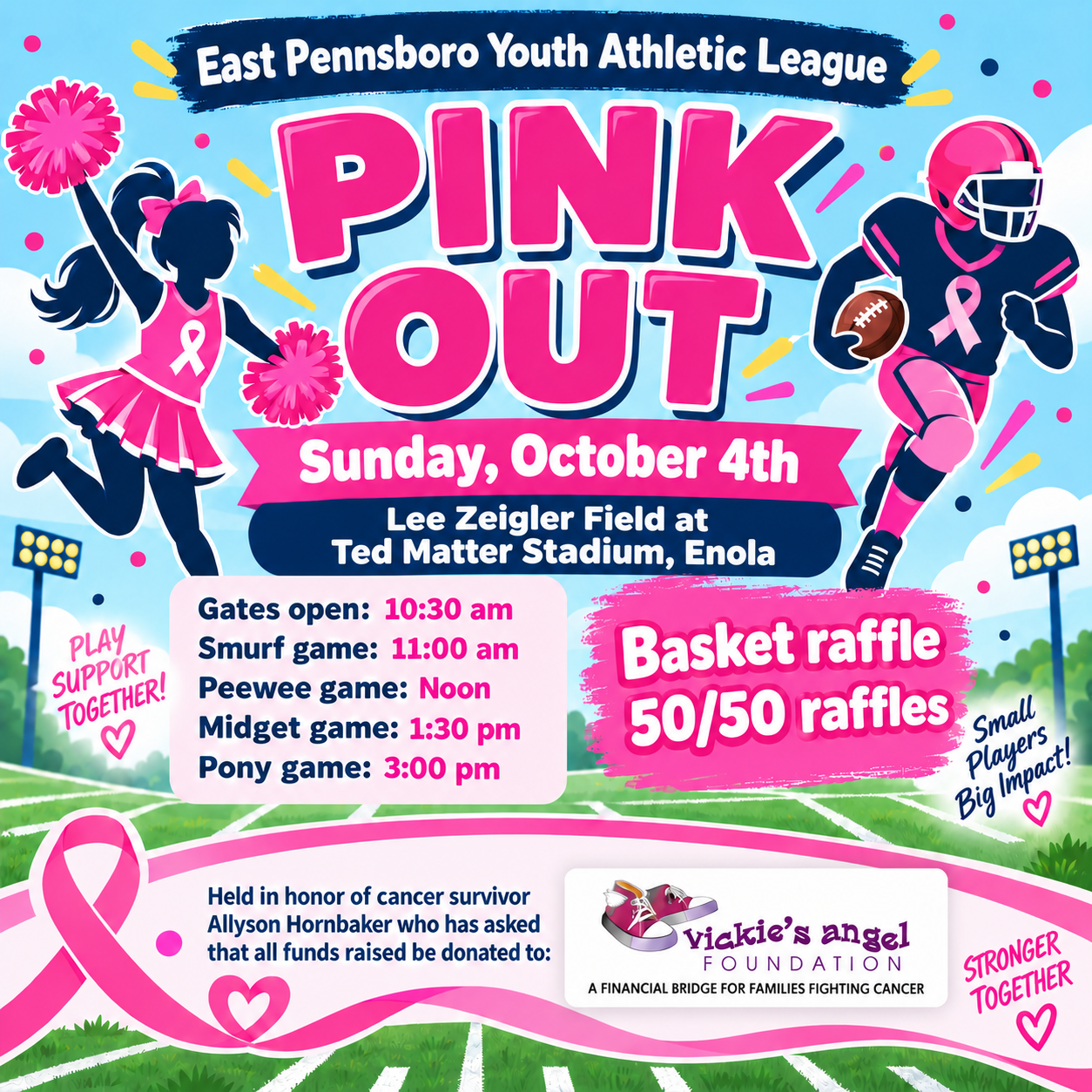 East Pennsboro Youth Athletic League Pink Out