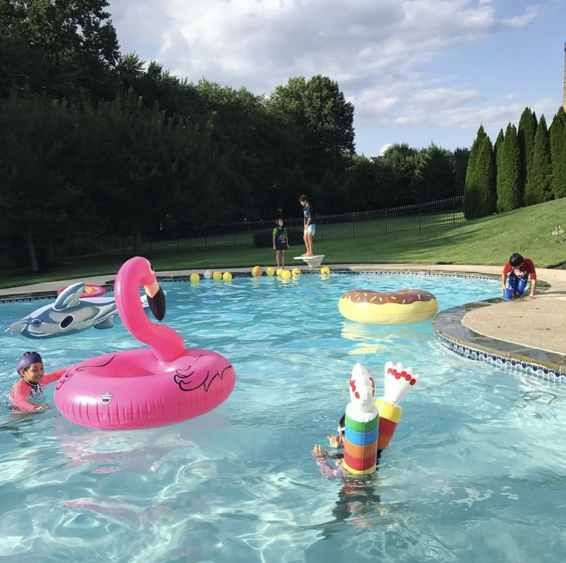 Friends enjoy one more day of summer fun before schools open. Silver Spring, MD. Pic courtesy: Zoshia Minto.