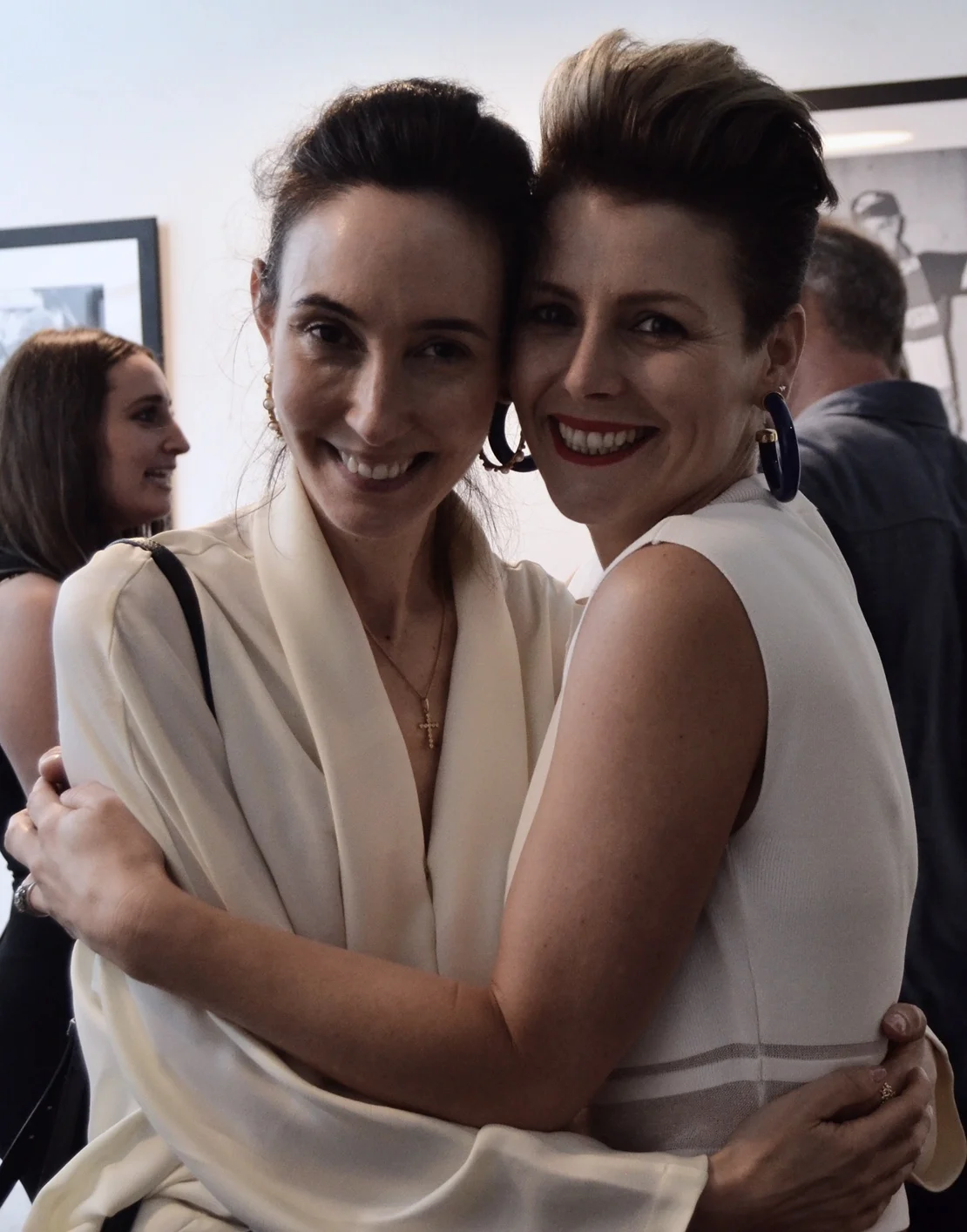 Olga Puga (left)