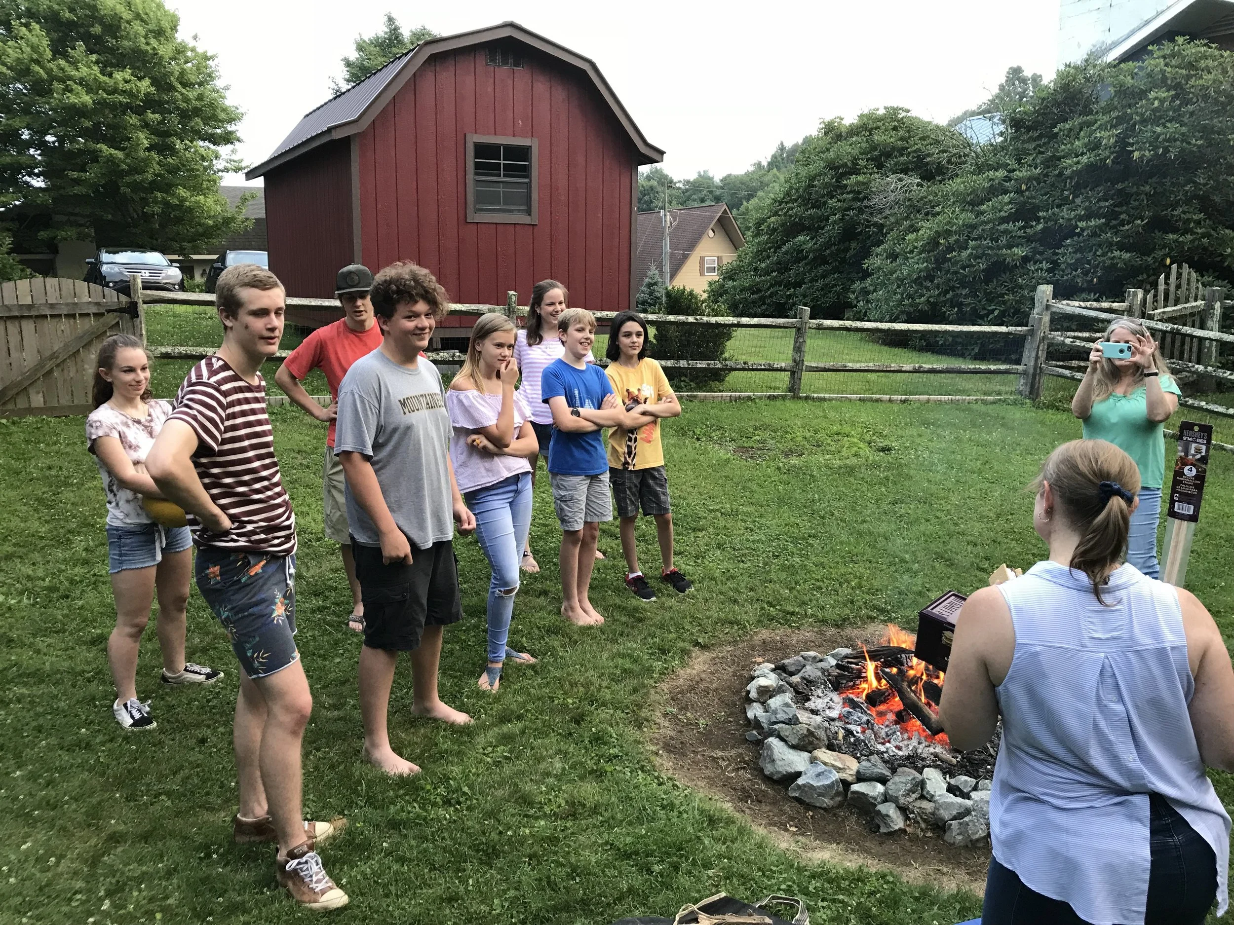Students at our "Lord of the Rings" retreat!