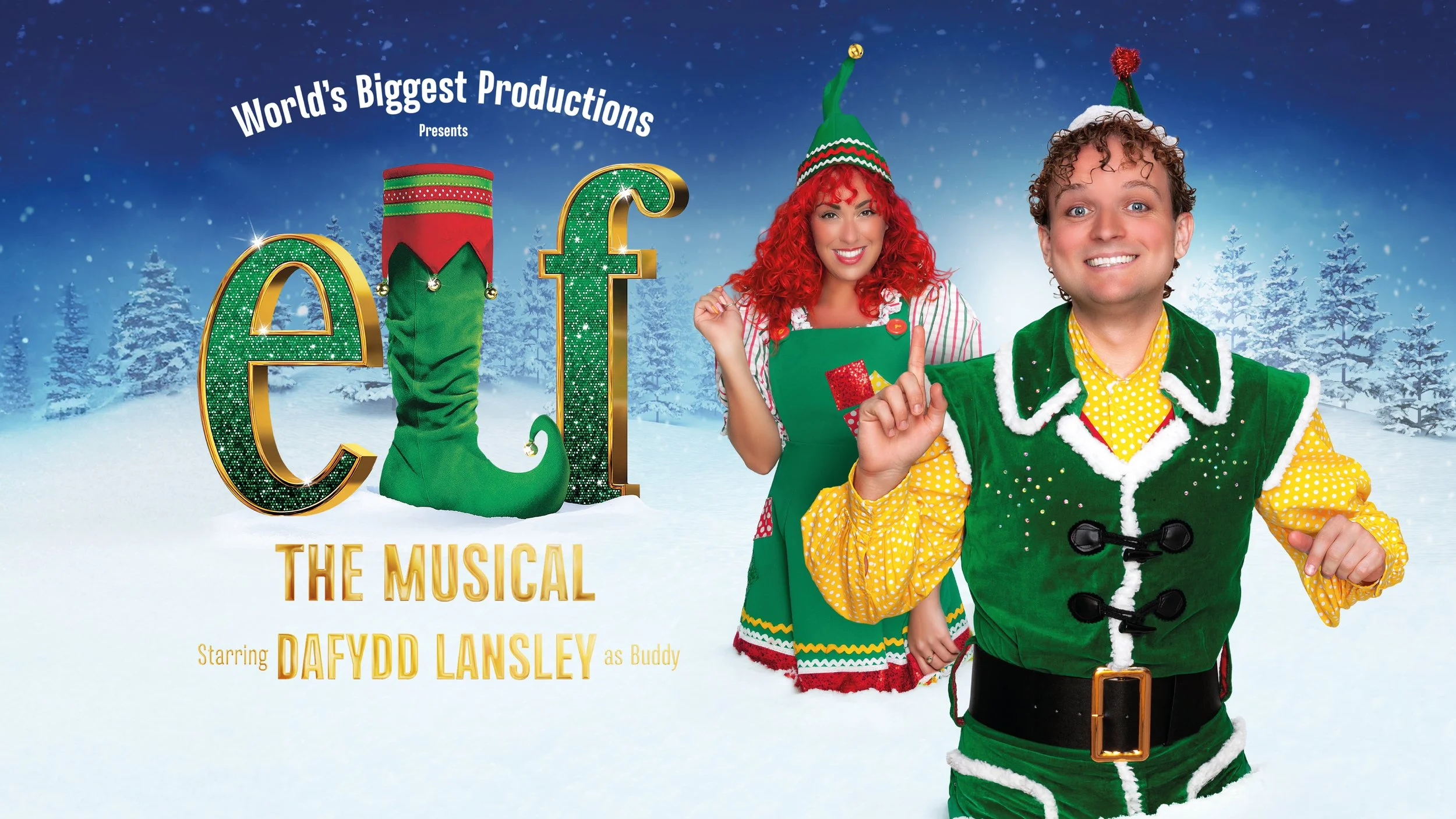 Key Art & Tour Artworking for 'ELF The Musical' 2025 UK Tour