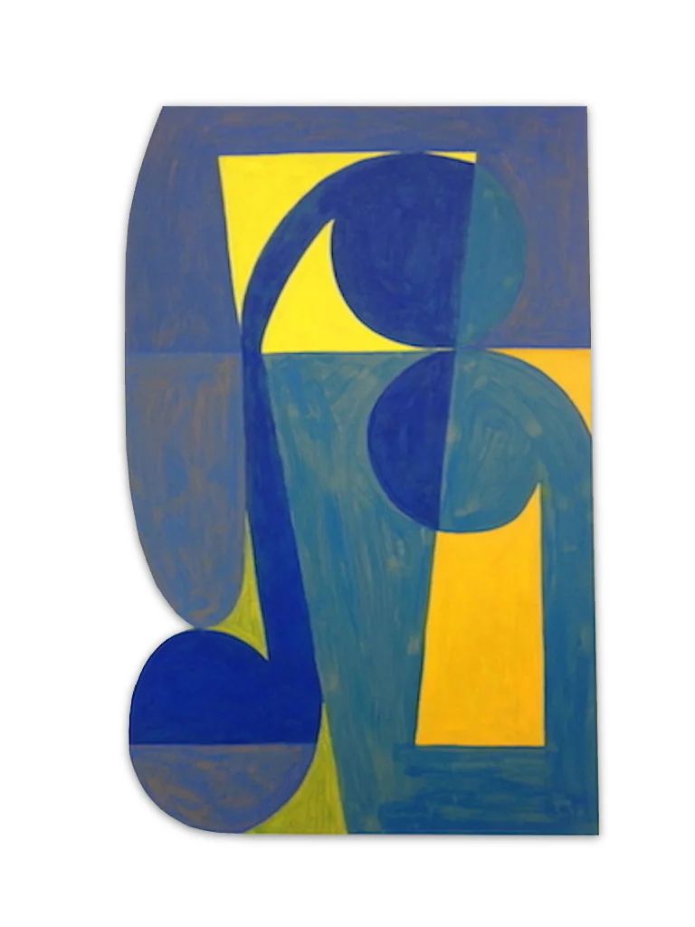 Fortinbras, 2014, acrylic on shaped MDF, 48” x 36”