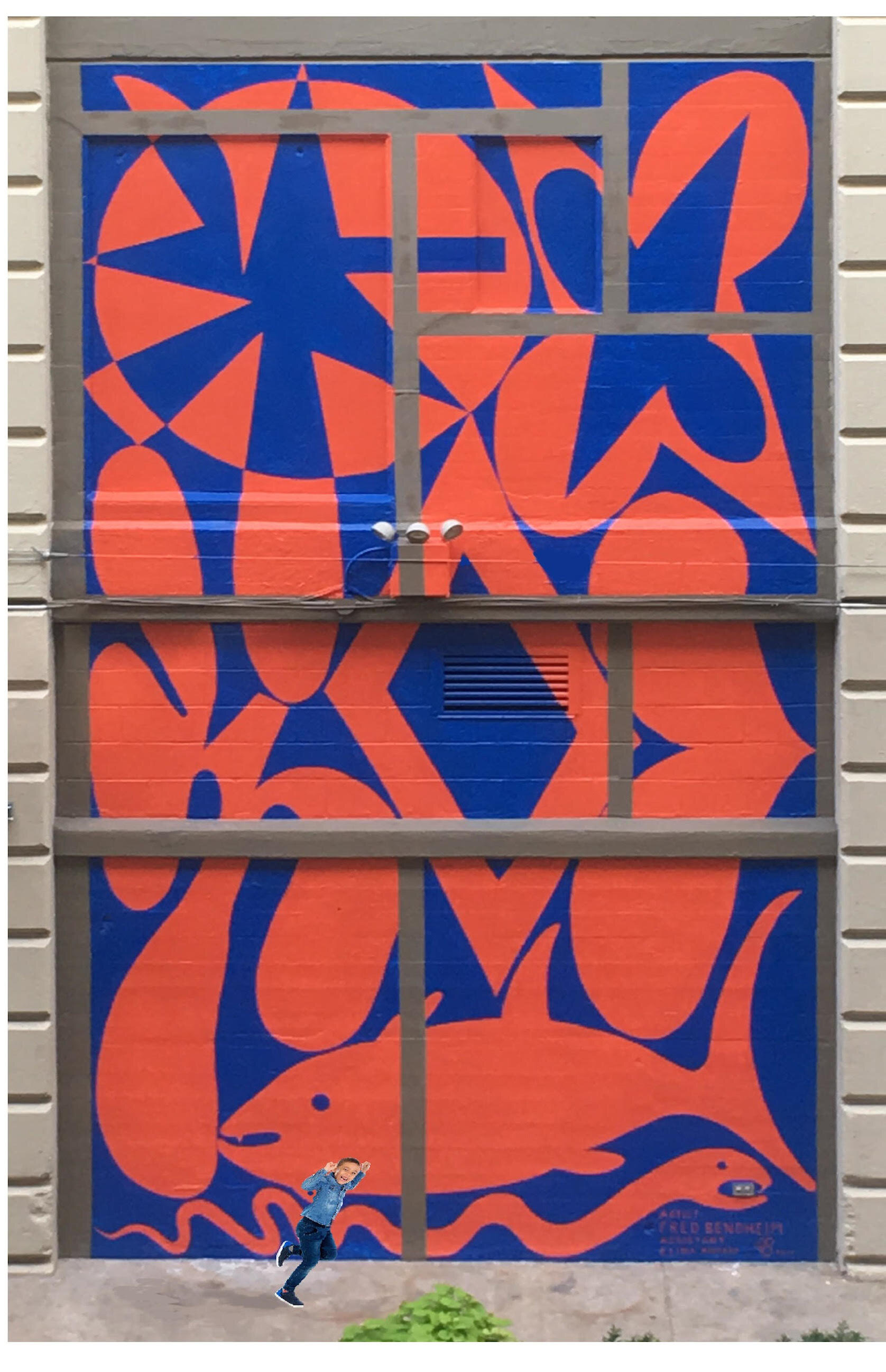 Evolution, north wall, 25 ft. x 14ft., 2019