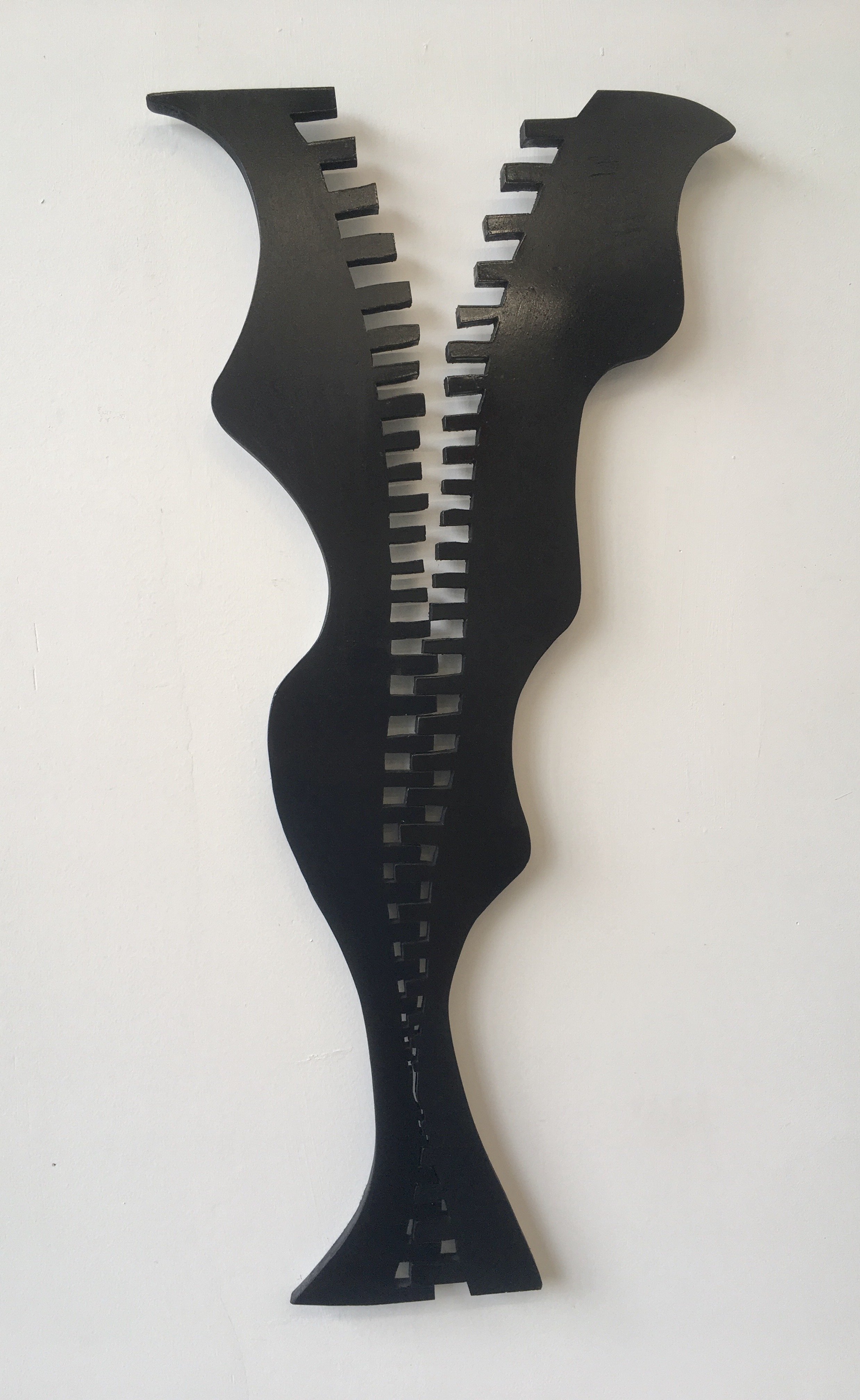  Black Dress, 2018, acrylic on shaped pvc 