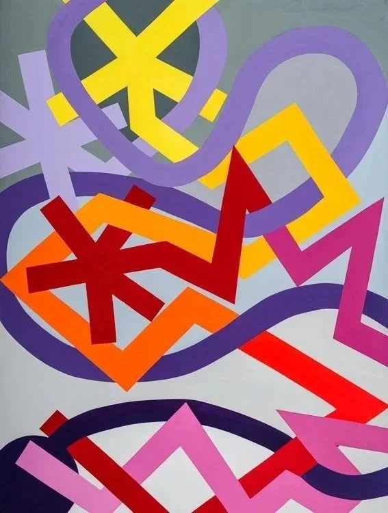 Shooting Stars II, 2025, 48" x 36"