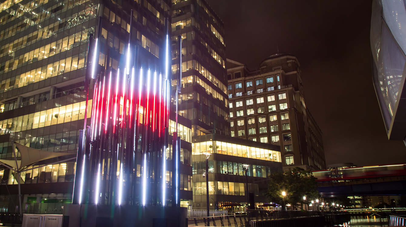 Projection mapping 2D motion graphics concept sculpture design in London