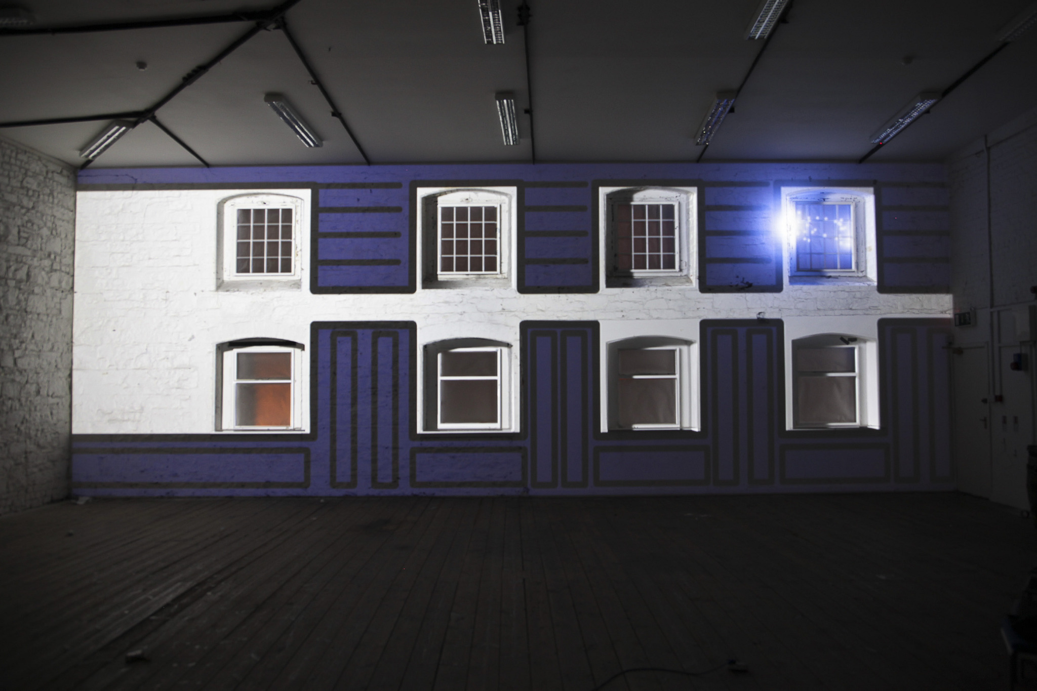 Using projection mapping music and 2D and 3D Motion graphics in Dublin Ireland