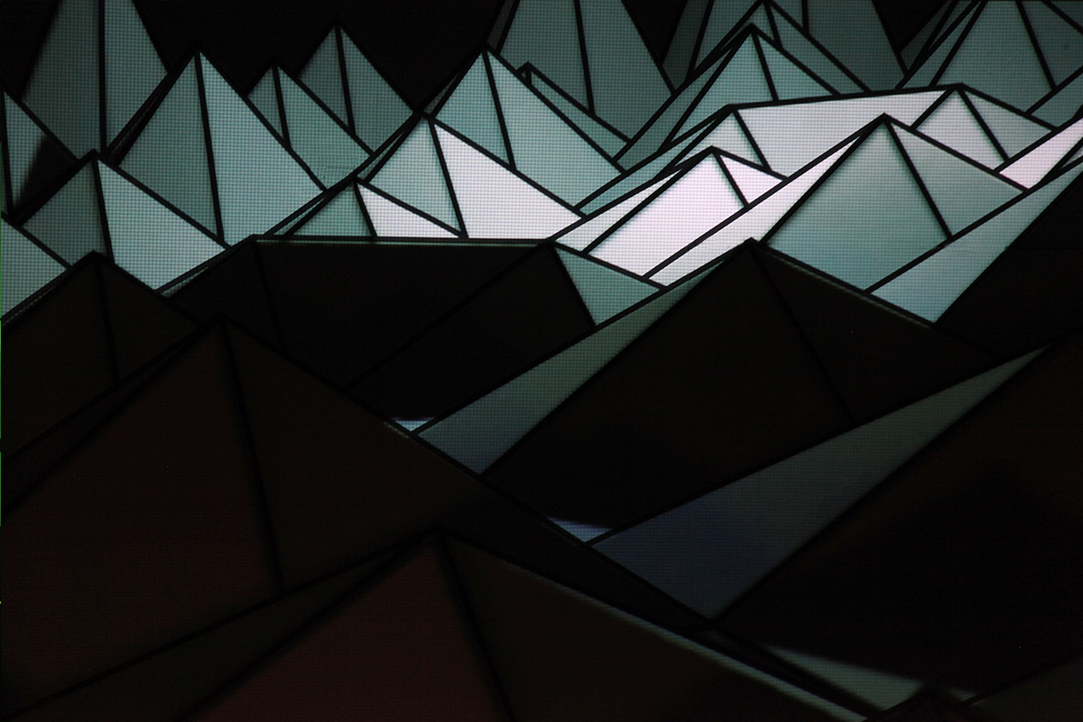 two-dimensional reverse video mapping techniques, 3D and 2D motion graphics