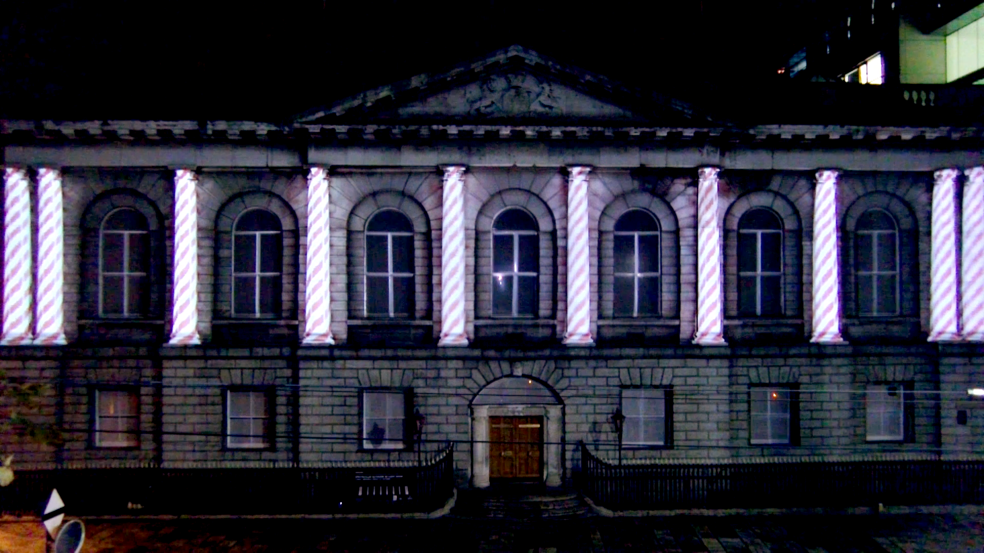 Projection mapping and 2D 3D motion graphics in Dublin Dockland for 3 Arena Ireland