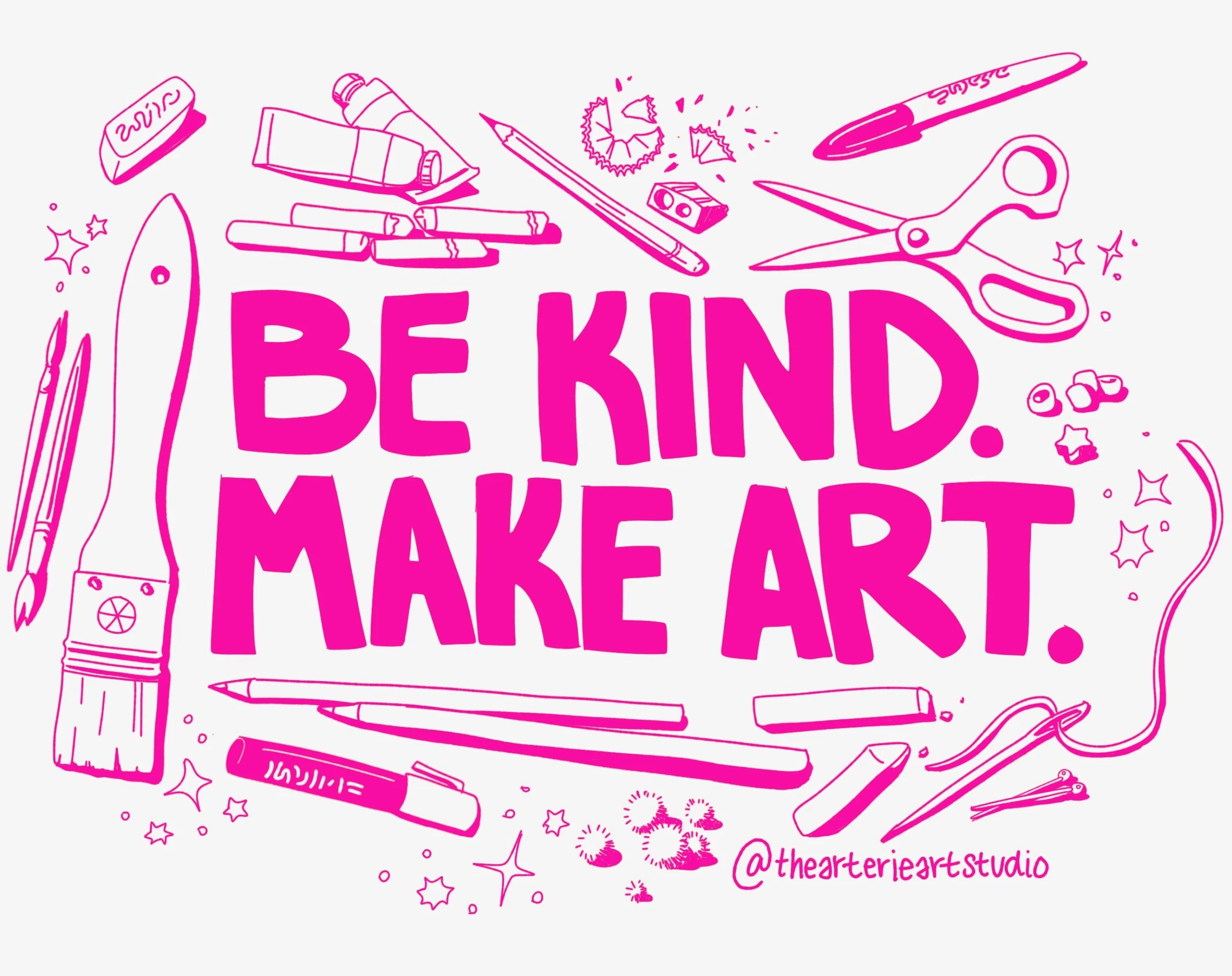 Be Kind Make Art t-shirt