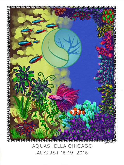 Limited Edition 2018 Aquashella Chicago Show Poster