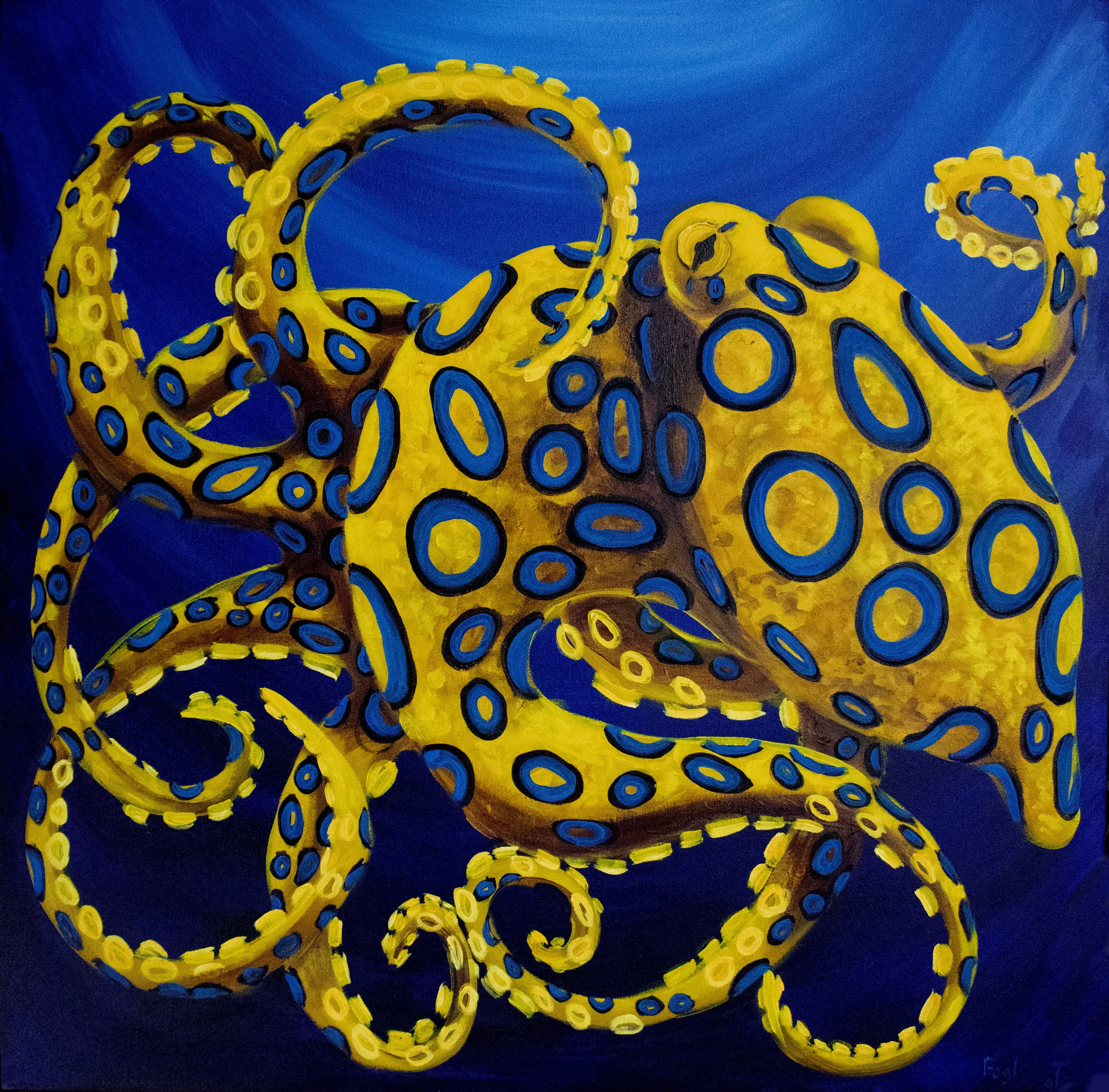 Deathdopus Canvas Print (24"x24" print area)