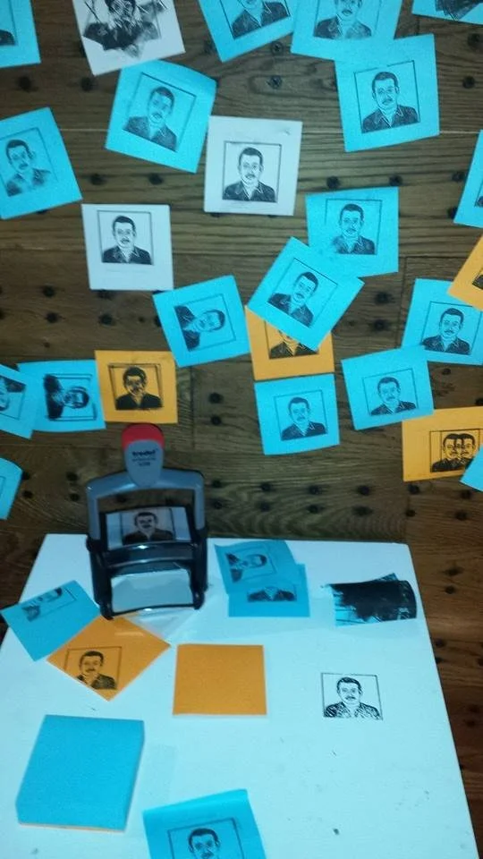  Chhaap Mara: A family friendly artist-led installation/workshop exploring rubber stamping as both a validation mechanism, as on a passport or governmental forms and as a drawing medium.   