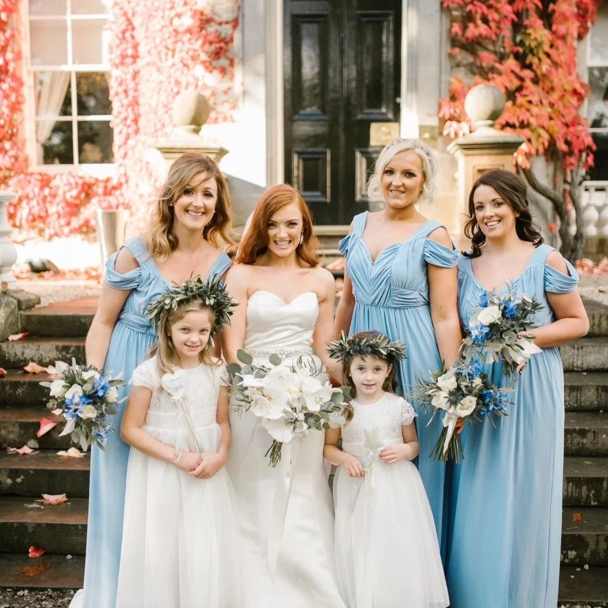 Luxury wedding floristry and event design at Carlowrie Castle in Edinburgh by Atelier Rosa, specialists in elegant wedding styling across Scotland. Photography by Neil Thomas Douglas.