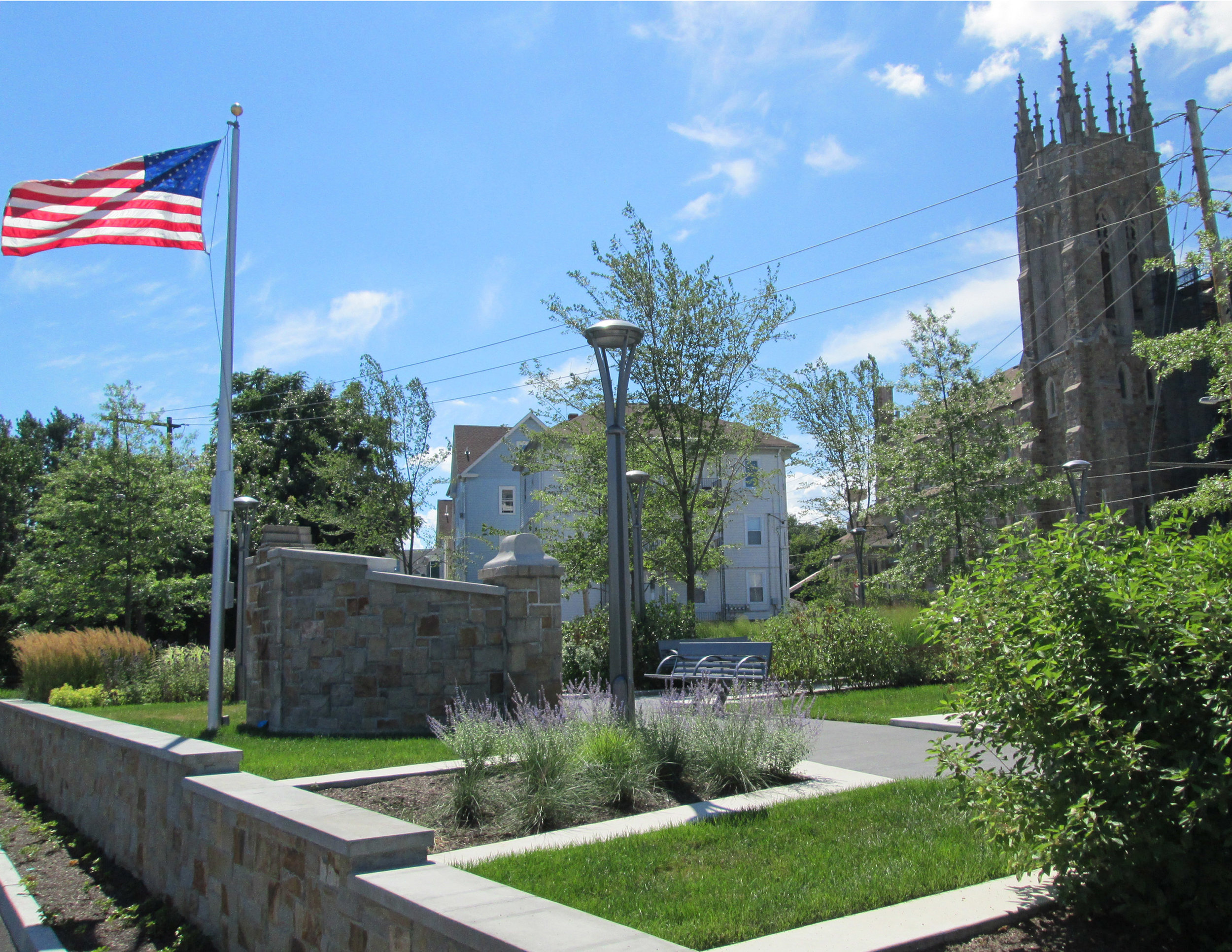 Private James H. Quinn Memorial Square