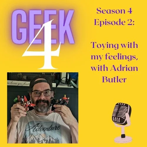 his one's for anyone who still remembers exactly where their G.I. Joes or Star Wars toys were kept. 🪖
My old high school friend Adrian Butler (John Logan) joined me this episode, and he is not just a toy collector &mdash; he DESIGNS and BUILDS his o