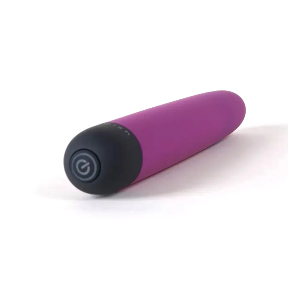 The BSwish Bgood Classic, a simple vibrator from VaVaVooom's curated selection of body-safe adult sex toys. Shown in purple from the bottom.