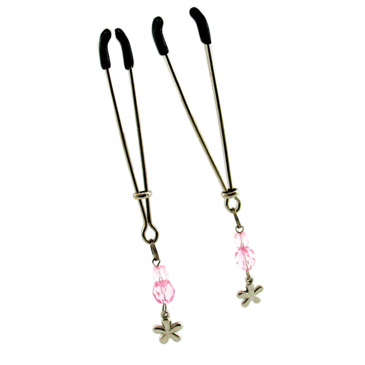 Sex Kitten Tweezer Pink Flower Clamps
