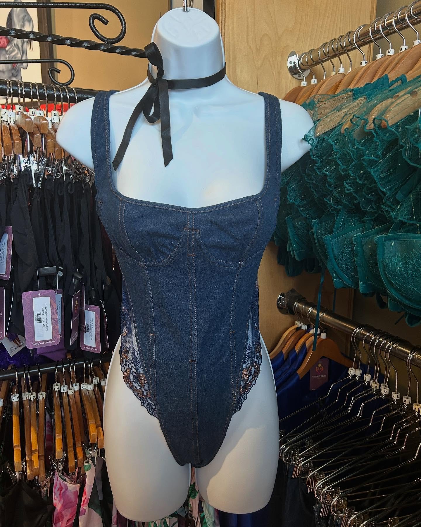 Denim lingerie?! Something we didn&rsquo;t know we needed, can&rsquo;t wait to see y&rsquo;all styling this for the summer! 💙

VaVaVooom
57 Broadway Street, Downtown Asheville 

#828isgreat #ashevillenc #ashevillelife #visitasheville #shoplocalavl #