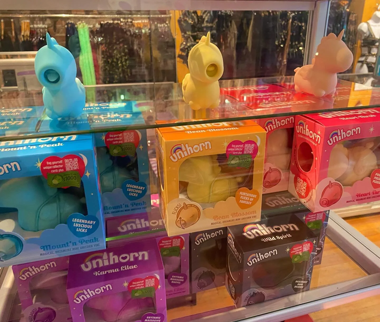 Home of the cutest vibrators in town 🩷💛🧡🧁🦄💕

&amp; the most powerful 🧨🔥🎇⚡️✨

Come see our collection and pick out something fun💐

We&rsquo;ll be here all day until 9 pm tonight 💡

#romanticasheville #avlovers #828 #828isgreat❤️ #828isgreat